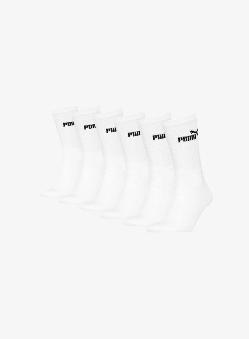 PUMA 6 Pack Elements Crew Sock - Image 1