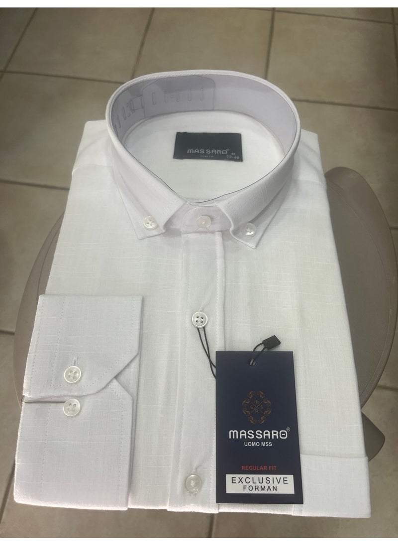 Massaro Linen Cotton Shirt  - Image 5