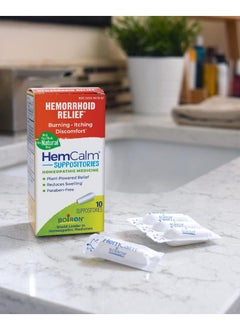 Boiron Hemorrhoid Relief* HemCalm 10 Suppositories  - Image 3