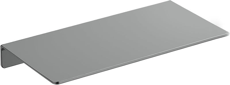Danpoo 8 inch Gray Small Floating Shelf for Wall Organizer & Storage, Mini Display Shelf, Metal Wall Shelf for Bathroom, Living Room, Kitchen, Bedroom - Image 1