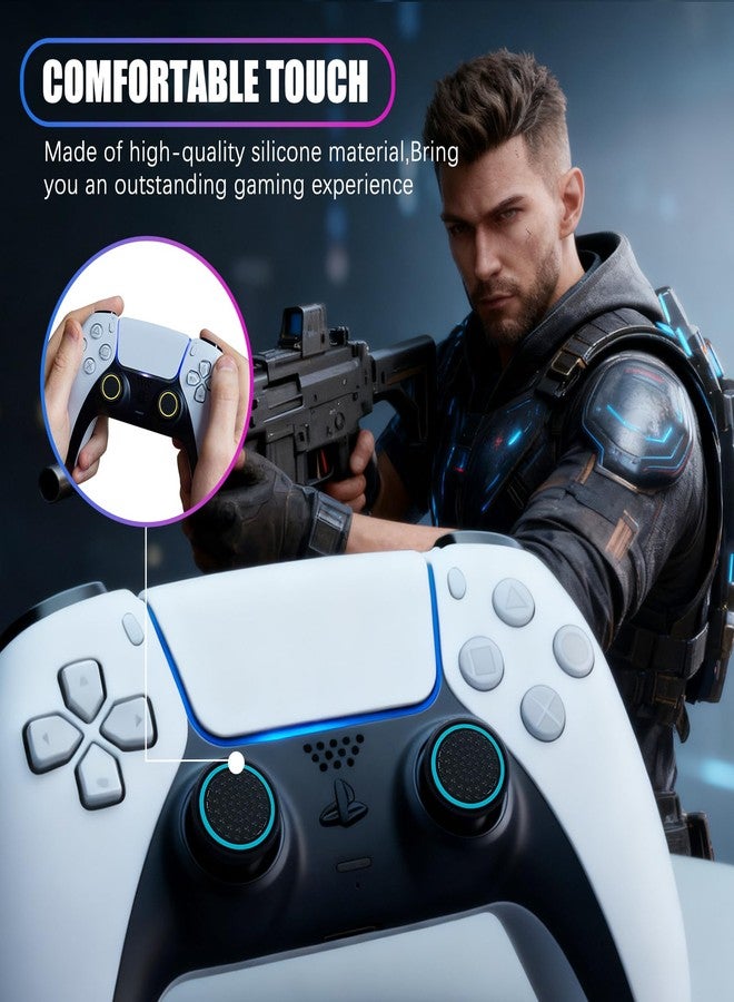 EoaMen Thumb Grips Joystick Caps for PS4/PS5/XBOX Controller, Silicone Joystick Caps Ps5 Controller Grip with Anti-Stickiness, Anti-Slip, Anti-Fingerprint(12 pcs) - Image 3