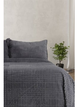 MERINOS Modern Line 3 Piece Blanket Set - Gray (Boxed Dowry)  - Image 1