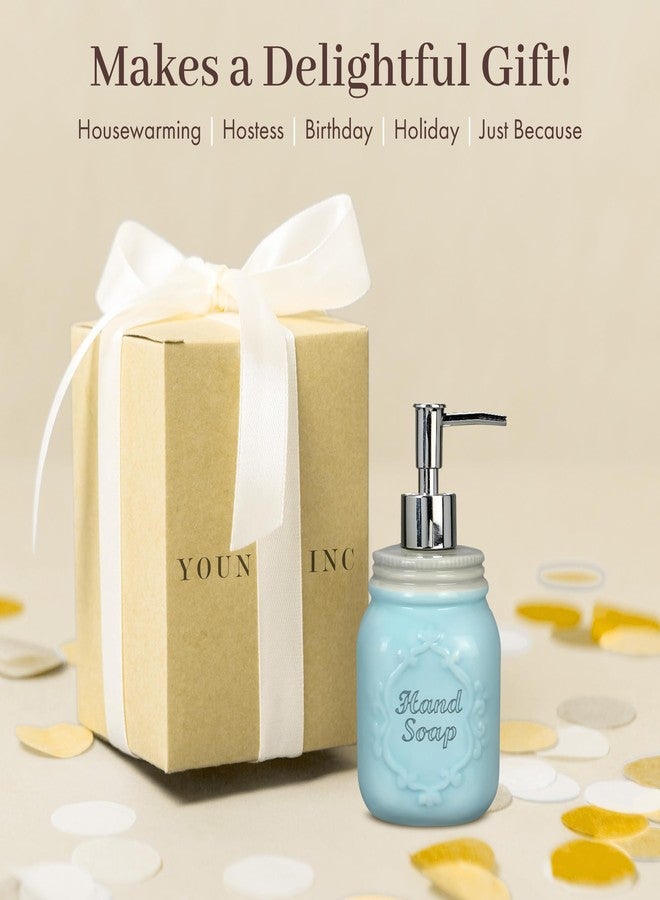 YOUNGS Young's Inc 3.25"x3.25"x7" Ceramic Hand Soap Lotion Dispenser - Image 3