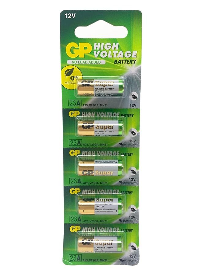 GP 5 Piece Of 23A Ultra Alkaline Battery 12V - Image 1