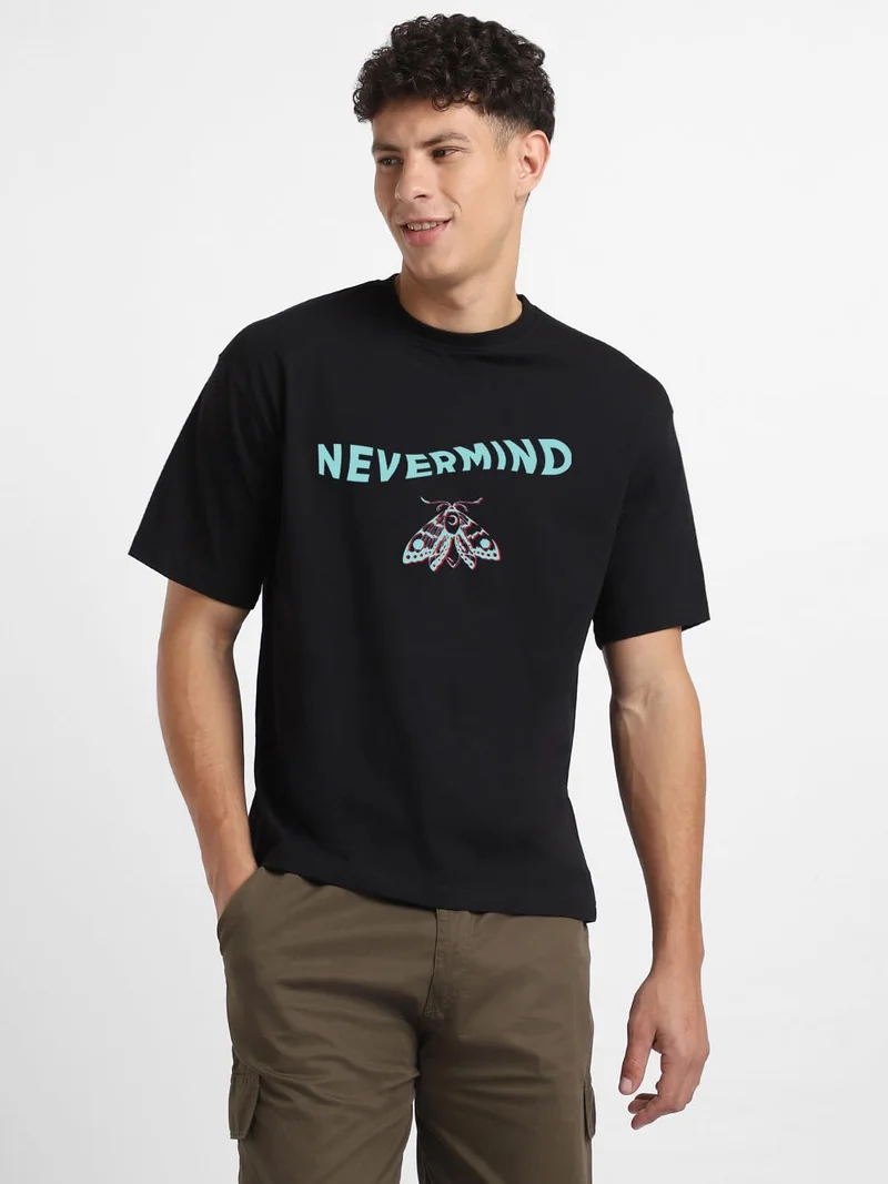 NOBERO  Men's Graphic Print Oversized Fit T-Shirt Pack of 2 for Men | Best Price UAE