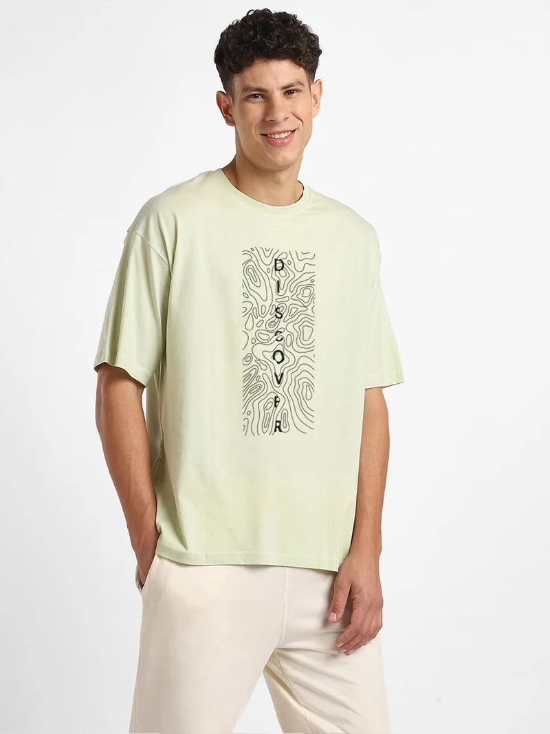 NOBERO  Men's Graphic Print Oversized Fit T-Shirt Pack of 2 for Men | Best Price UAE