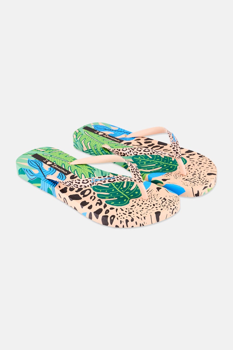 Ipanema Women Animal Print Slip On Slippers, Multicolor - Image 1