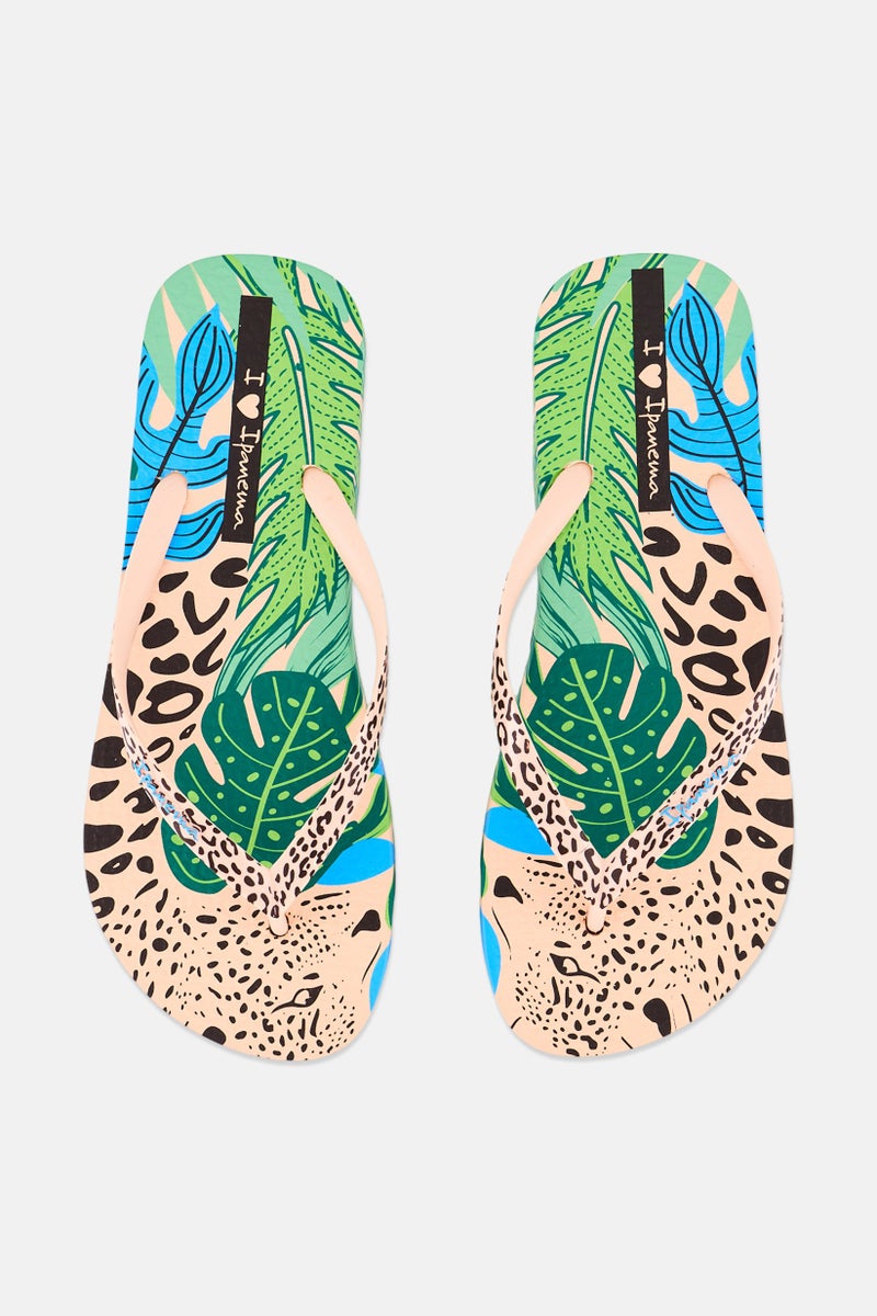Ipanema Women Animal Print Slip On Slippers, Multicolor - Image 2