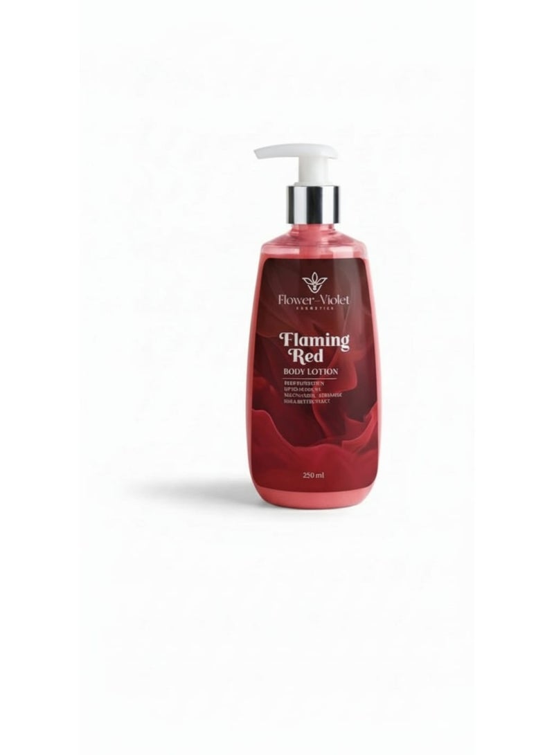 FLOWER VIOLET BODY LOTION FLAMING RED  250 ml
