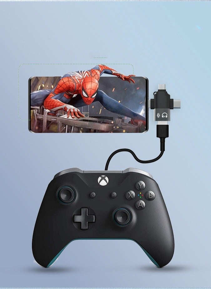 محول OTG 3 في 1، متوافق مع USB إلى Type-C، Micro USB، Lighting للهواتف التي تعمل بنظام Android/IOS، ومحركات الأقراص المحمولة، وأجهزة الكمبيوتر المحمولة، والأجهزة اللوحية
