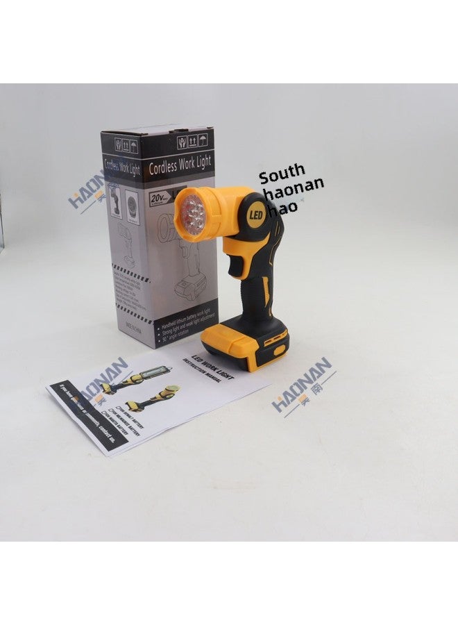 Emergency Flashlight Folding Outdoor Lithium Battery Night Fishing Lamp High-power Miner's Lamp Rechargeable Lighting LED Lamp-Product Specifications:Led Small Head Flashlight Makita Feet Single Bat - Image 2