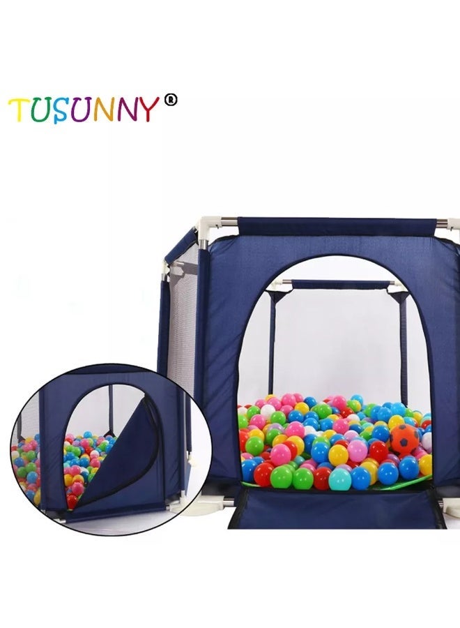 Baby Playpen with basket for Babies and Toddlers Baby Fence Baby Play Yards for Indoor and outdoor - Image 2