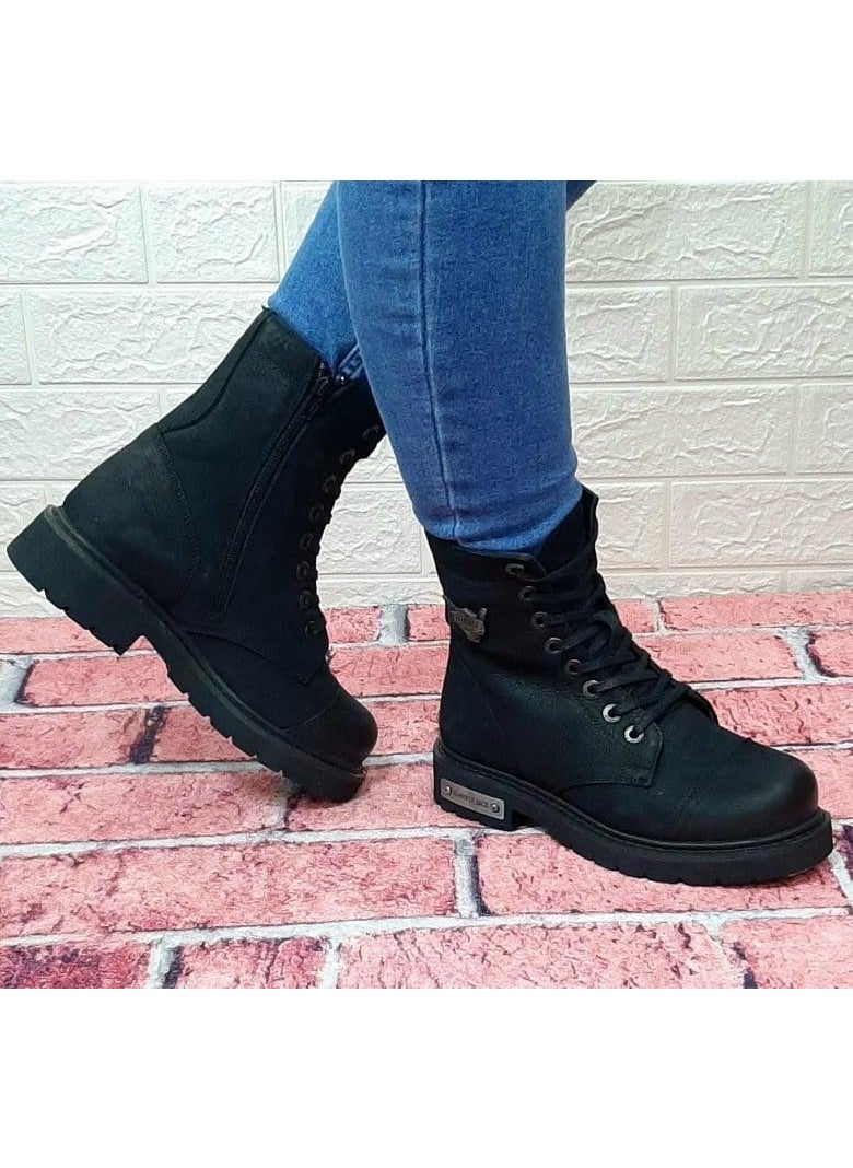 Hammer Jack 18505 Dock Step Black Zippered 1st Class Genuine Leather Men's Boots  - Image 4