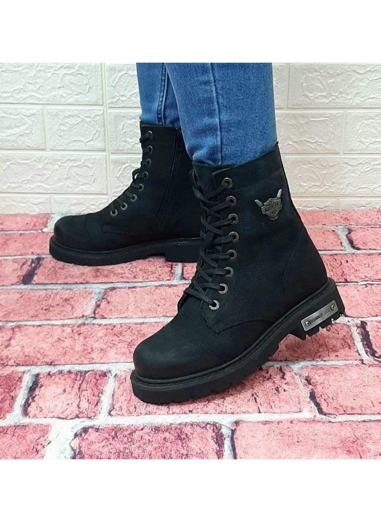 Hammer Jack 18505 Dock Step Black Zippered 1st Class Genuine Leather Men's Boots  - Image 5