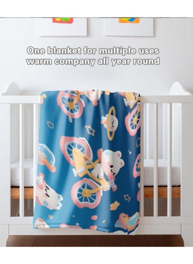 general Flannel thin blanket (warm and comfortable, suitable for sleep, gaming, dust removal and sandproof) 150cm*200cm - 1126 - Image 1