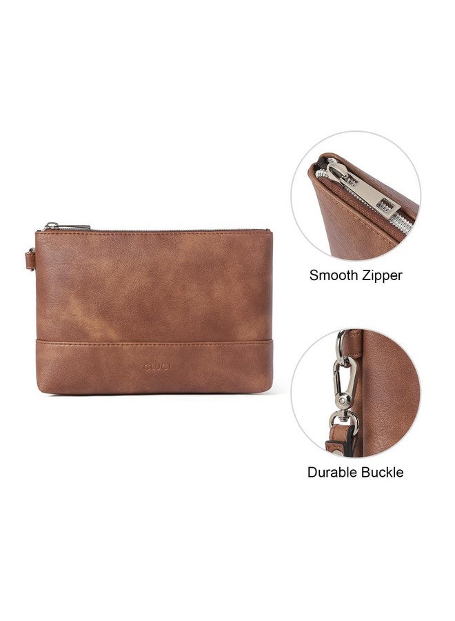 CLUCI Womens Wallet Leather Large Capacity Wristlet Wallet for Women Ladies Travel Clutch Zipper Purse with Credit Card Holder Phone Organizer - Image 4