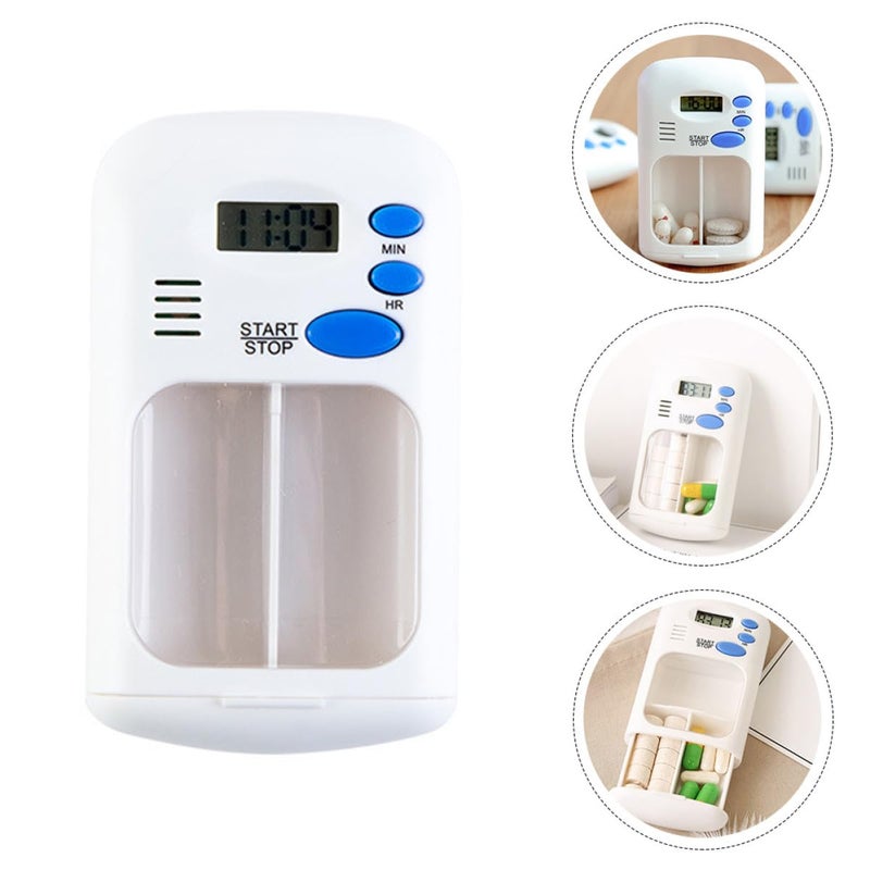 Smart Pill Organizer 7 Day Weekly Electronic Reminder Timer Portable Travel Box - Image 5