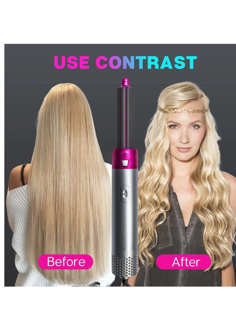 Hair Dryer 5 in 1 Hair Blower Brush Hair Curler, Hair Curler, Electric Hair Dryer, Rotating Hot Air Brush for All Hairstyles - Image 4