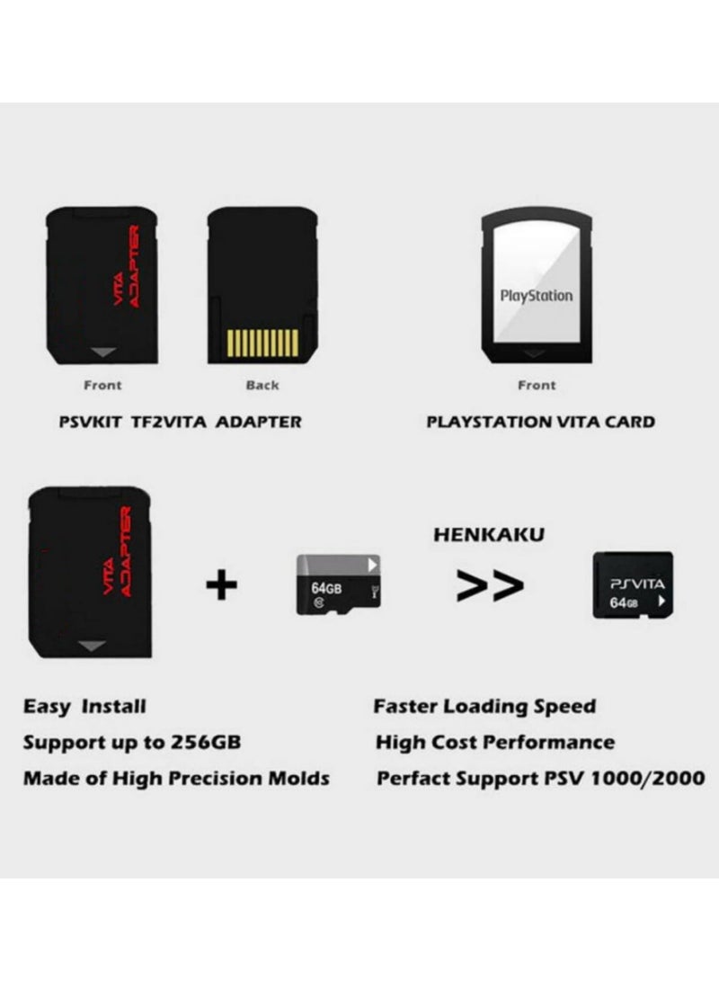 New Version SD2Vita V3 0 Adapter for PS Vita 1000 2000 Converts Game Card to Micro SD Memory Stick for Playstation Vita PSTV Enhanced Performance - Image 4