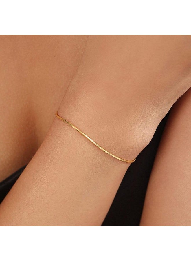 ZAVYA 925 Sterling Silver Minimal Gold Plating Chain Bracelet | | Gift for Women and Girls | With Certificate of Authenticity and 925 Hallmark - Image 3