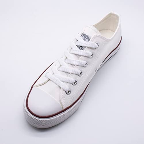 Handshop Flat Shoelaces 5/16" - Shoe Laces Replacements For Sneakers and Athletic Shoes Boots White 102cm - Image 2