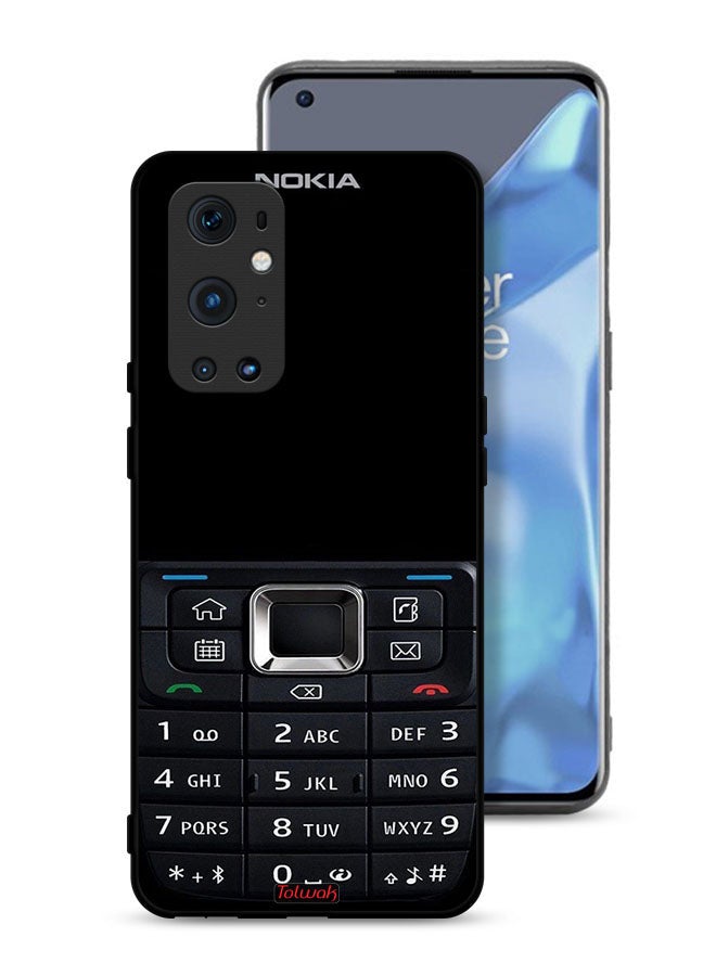 Tolwak OnePlus 9 Pro 5G Protective Case Cover Old Phone Pattern - Image 1