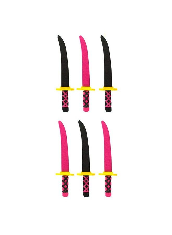 Super Z Outlet Lightweight Safe Soft Foam Toy Swords Ninja Pirate Style With Handle For Party Favors Children Games & Activities (6 Pack)  - Image 3