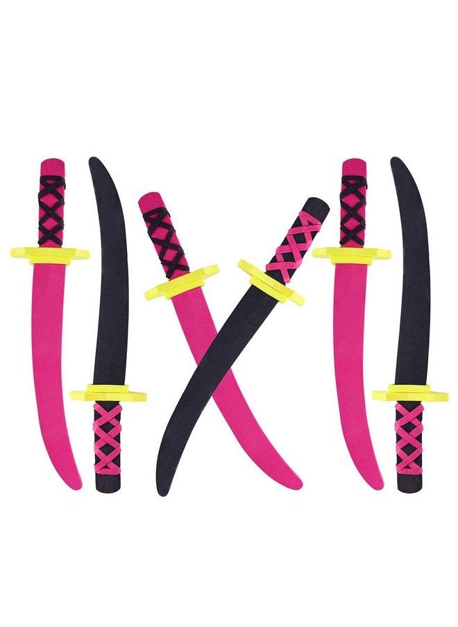 Super Z Outlet Lightweight Safe Soft Foam Toy Swords Ninja Pirate Style With Handle For Party Favors Children Games & Activities (6 Pack)  - Image 2
