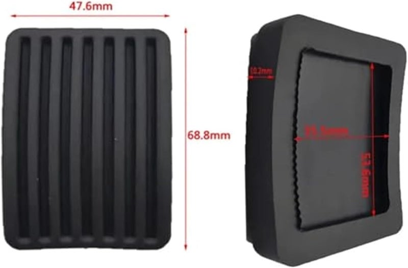Wivplex Rubber Pedal Pad for Hyundai Models - Image 2