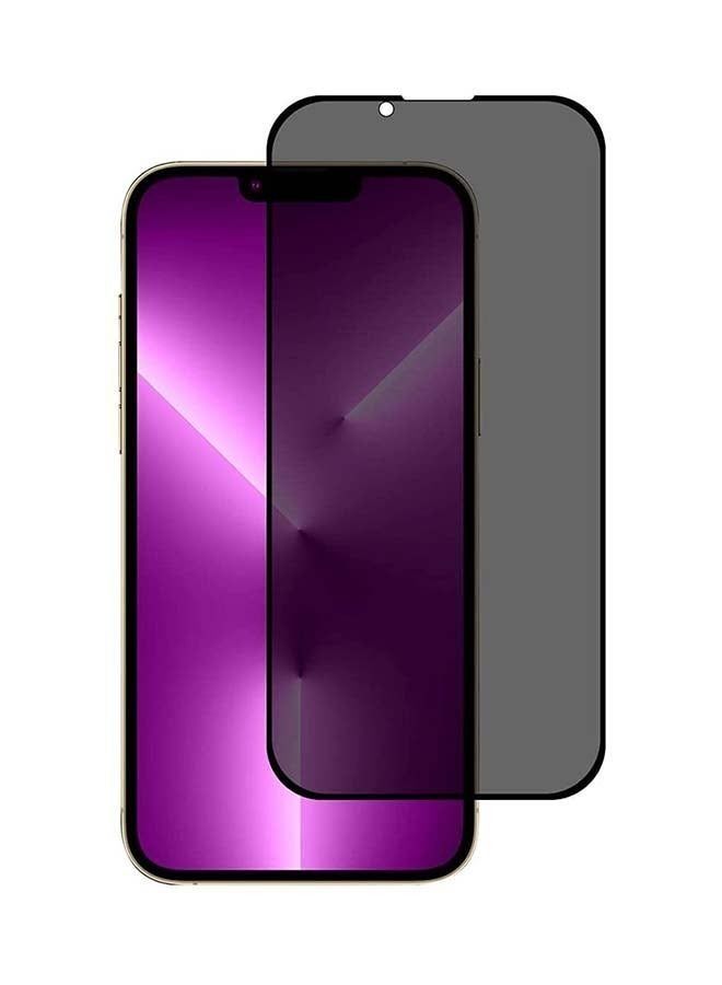 5D Anti-Spy Privacy Tempered Glass Screen Protector For iPhone 13/13 Pro Black - Image 1