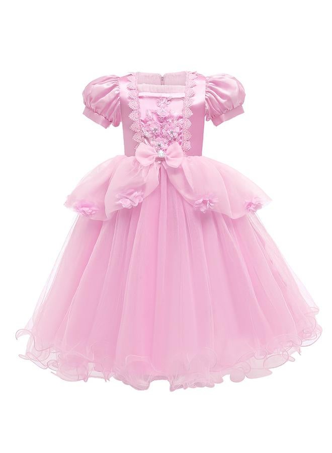 Y&D Girls Princess Dress Up Costume Butterfly Tulle Dress+Accessories Birthday Party  Carnival Cosplay - Image 2