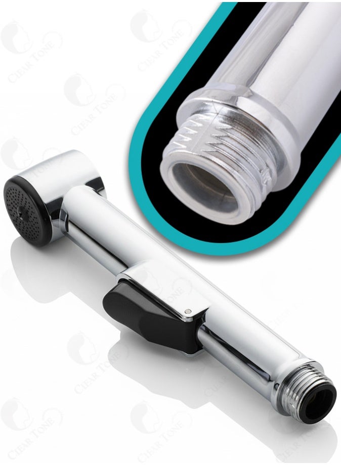 Best ABS Hand Bidet Shower Head | High-Pressure Durable Chrome Plated Finish Shattaf for Bathroom & Toilet Hygiene – Best Water Control & Long-Lasting Use - Image 4