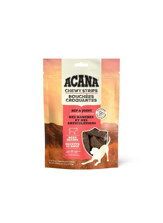 ACANA Chewy Strips Hip & Joint Support Beef Recipe, Dog Treat 4oz - pzsku/Z3C67A749BC93FDF5D378Z/45/_/1737031565/1e328c6d-f0cb-4c63-9892-d12fe7b7118d