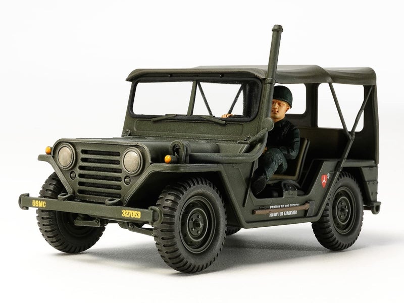 Tamiya 300035334135 US M151A1 Transport Vehicle Vietnam Green - Image 2
