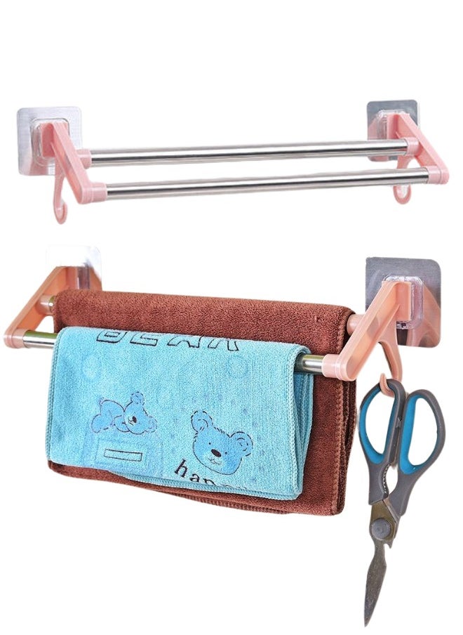 Generic SEAMLESS LONG TOWEL RACK 50*15CM - Multicolour  - Image 1