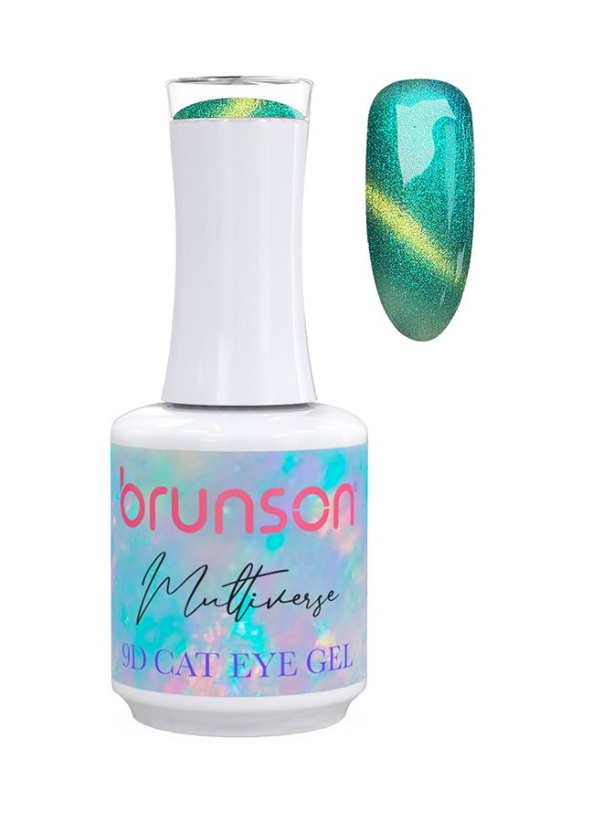 brunson طلاء أظافر جل مغناطيسي 9D عين القط متعدد الأكوان 18 مل