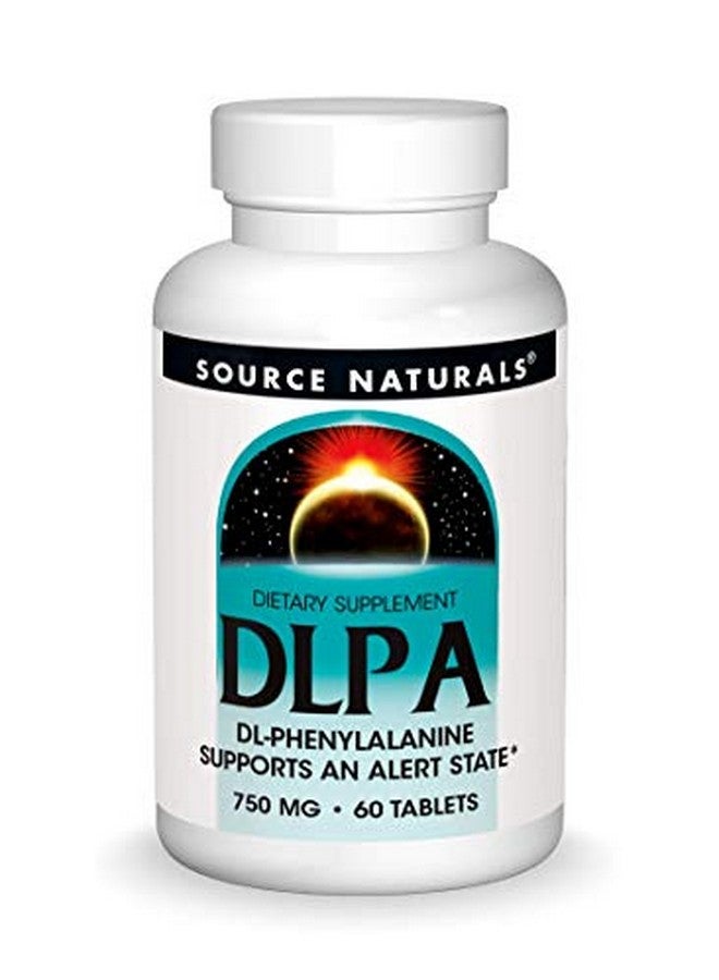 Source Naturals Dlpa Dlphenylalanine 750 Mg 60 Tablets - Image 1