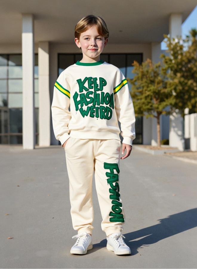 تايك تو طقم سويت شيرت مع جوغر - Image 2