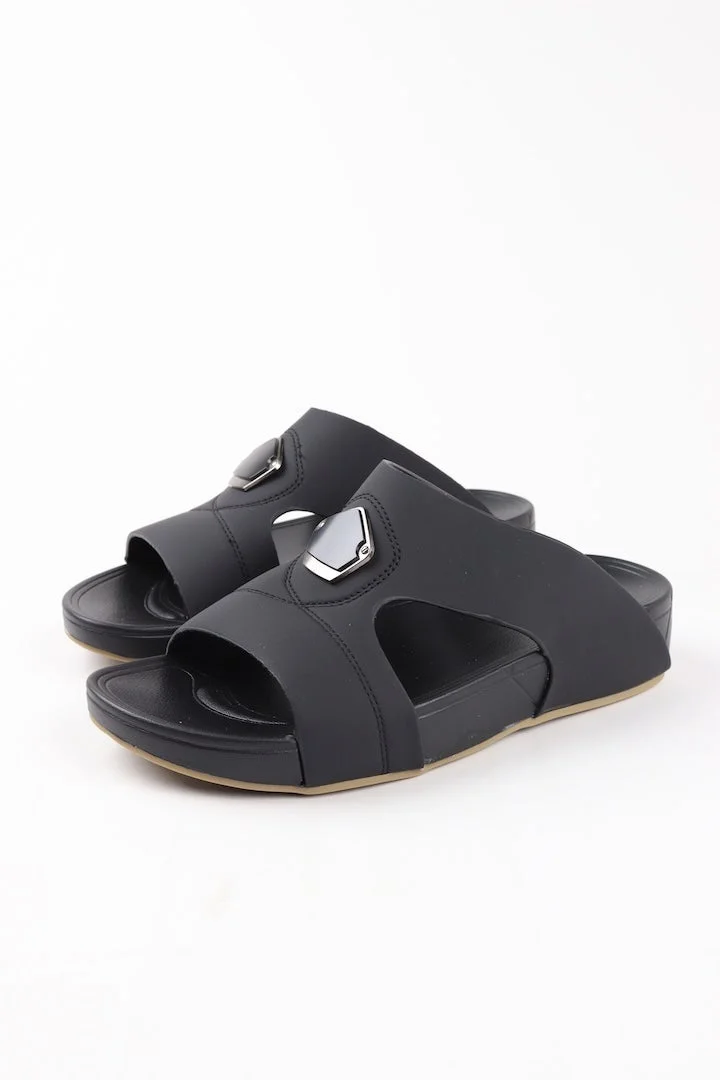 Viny Viny Men's Arabic Sandals – Comfortable Casual Slip-On Slide – Everyday Wear – Black, Coffee, White
