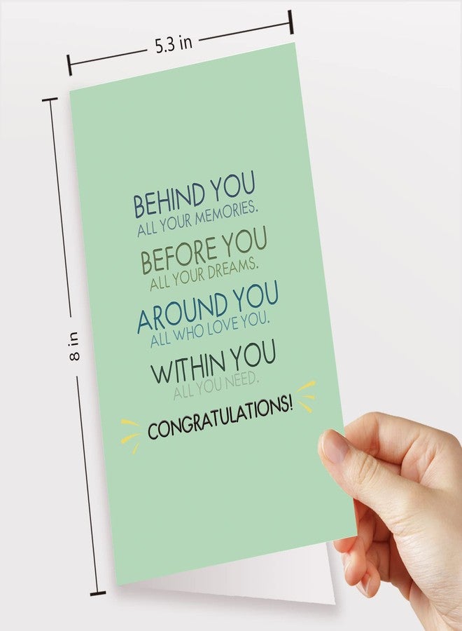 Spercy Graduation Card For Him or Her, Congratulations Card, High School or College Graduation Card, Medical Student or Nursing School Grad Gift Card - Image 2