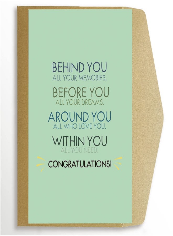 Spercy Graduation Card For Him or Her, Congratulations Card, High School or College Graduation Card, Medical Student or Nursing School Grad Gift Card - Image 1