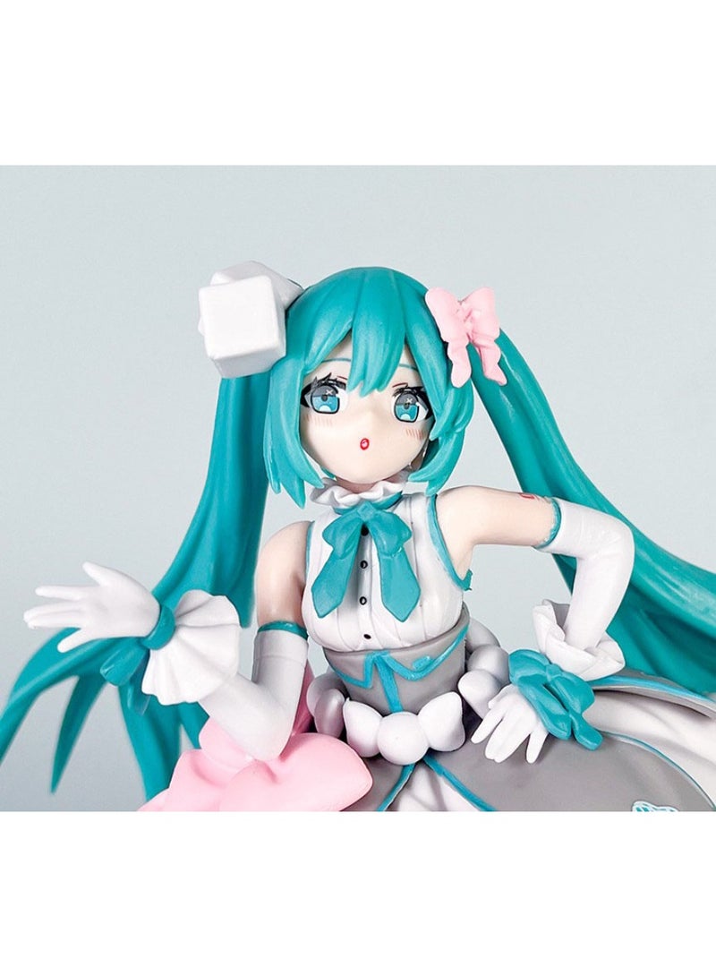 هالامودو هاتسون ميكو النجوم المتلألئة حلوى : نموذج لطيف فتاة أنيمي اليدوية المستخدمة لتزيين سطح المكتب والهدايا للفتيات - Image 3