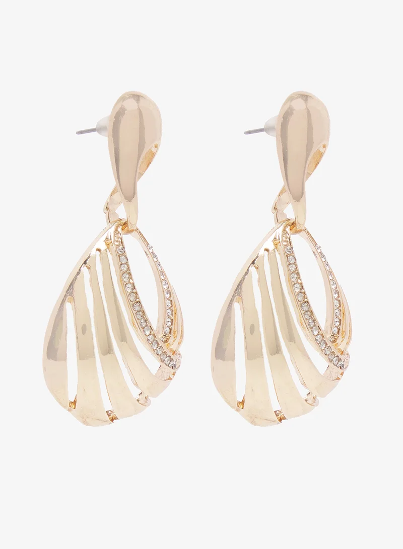 ELLA Chunky Gold Accent Earrings