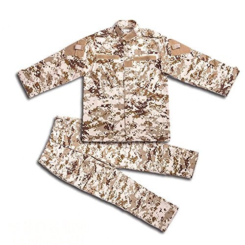 HANSTRONG GEAR H World Shopping Tactical Airsoft Kids Clothing Children BDU Hunting Military Camouflage Combat Uniform Suit (AOR,140) - Image 3