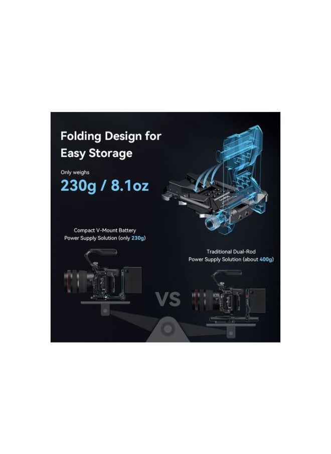 SMALLRIG - SmallRig Compact V-Mount Battery Mounting System 4064 - Image 1