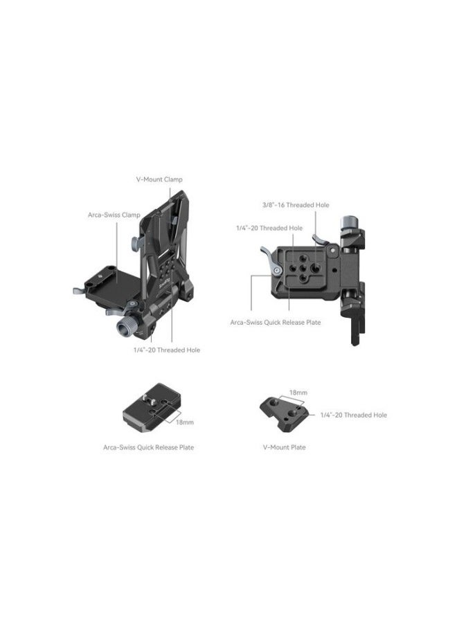SMALLRIG - SmallRig Compact V-Mount Battery Mounting System 4064 - Image 1