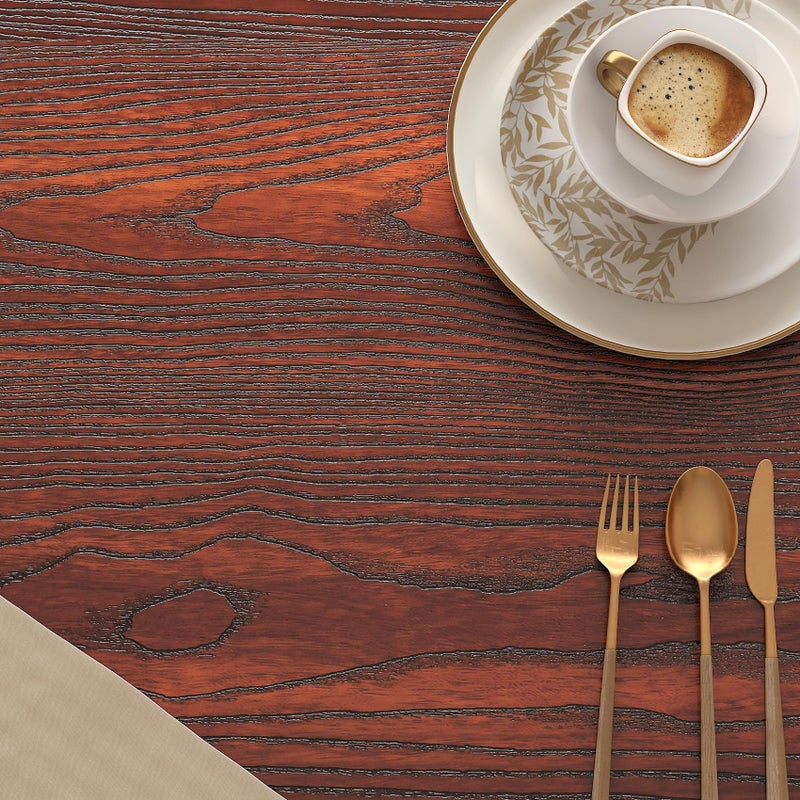 ICOOP Wood Wallpaper Peel and Stick Wood Contact Paper for Countertops Contact Paper Peel and Stick Countertops Waterproof Cabinet Covering Textured Wallpaper for Kitchen Desk Vinyl Wrap 15.8"Ã—120" - Image 5