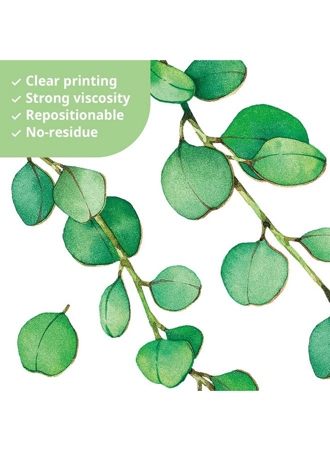 DECOWALL DS9-8052 Eucalyptus Vines Wall Stickers Decals Green Kids Peel and Stick Removable for Nursery Bedroom Living Room Art murals Decorations Plants Home DIY Baby - Image 4