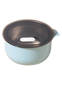 Generic 316 Stainless Steel Bowl Large Soup Bowl 500ml Children's Lunch Box Soup Bowl Leak-proof Sealed Salad with Lid Heat-resistant and Scalding Fruit Box (Blue)  - Image 1