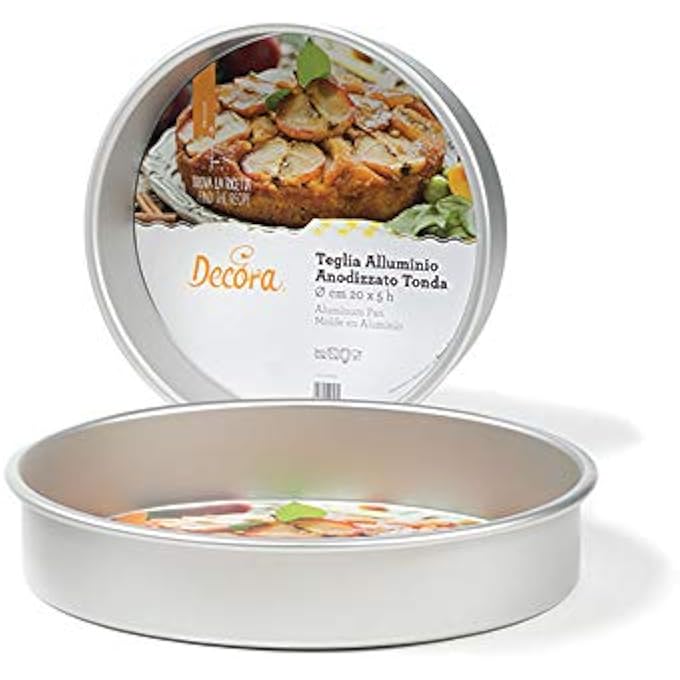 Decora Round Professional Anodized Aluminium Pan Silver 415 X 415 X 55 Cm - Image 1